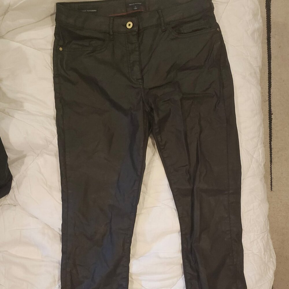 Tommy Hilfiger Dress Pants (denim-like, but with more texture) in Black